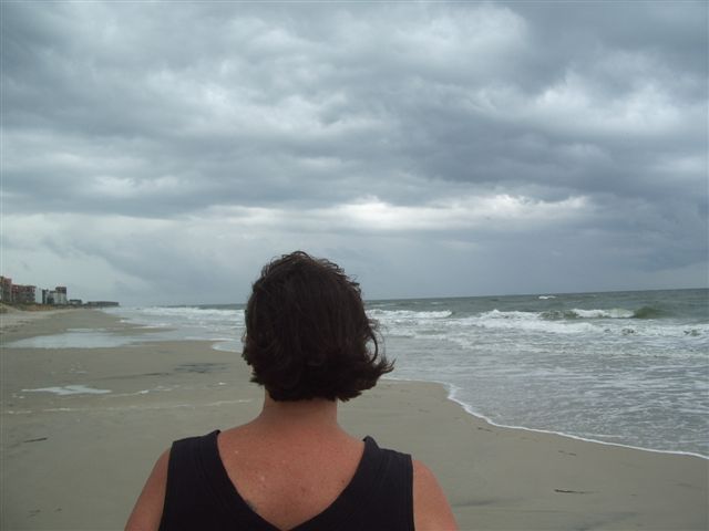 Marcia on Topsail Island Beach