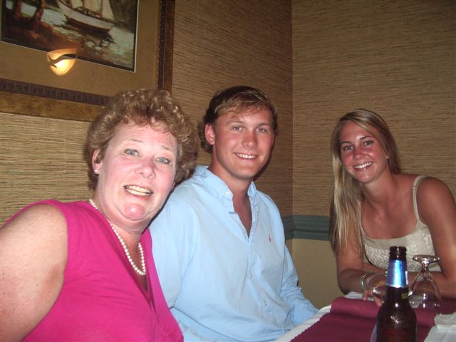 Donna, Daniel & Kelsey at rehearsal dinner