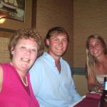 Donna, Daniel & Kelsey at rehearsal dinner