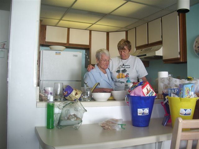 Fran & Shirley Topsail Island June 2009