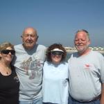 Francis, Dick, Lynn, John, Topsaild Is pier 4